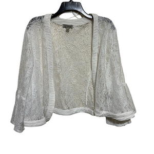 NWT Maya Brooke Women's White Plus Size 20W‎ Lace Jacket Dress
